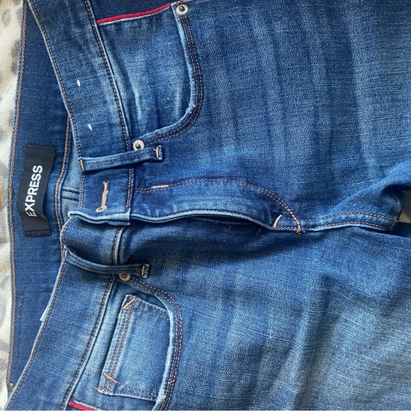 Express jeans side stripe red - Picture 3 of 5